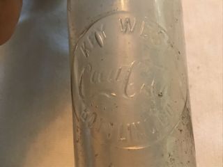 Key West Bottling Co.  Vintage Coca Cola Bottle,  Dixie Rare