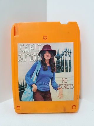Carole King: No Secrets Quad 8 Track Tape Q8 Quadraphonic Rare