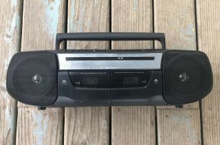 Sony Cfs - W338 Radio Cassette Boombox Dubbing Recorder Tape Vintage Rare