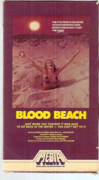 Blood Beach - Media Home Entertainment (vhs) Rare Cult Classic 1981 Horror