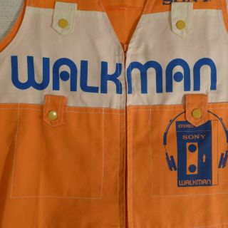 SONY WALKMAN TPS - L2 VINTAGE RARE COLLECTIBLE 1979 PROMOTIONAL VEST/BIKERS JACKET 5