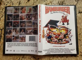 Hamburger The Motion Picture Dvd Rare 1986 Teen Sex Comedy 80 