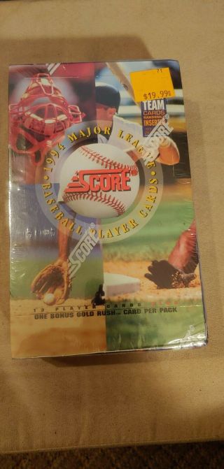 1994 Score Baseball Series 1 24 Packs Gold Rush,  Rare Dream Team