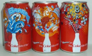 Rare Complete Coca - Cola Coke Side Of Life 330ml Can Set Cans South Africa