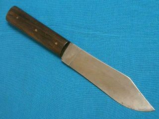 Antique Crucible Steel Usa Hunting Skinning Bowie Knife Knives Fishing Vintage