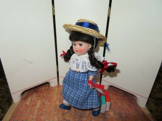 Vogue Ginny 8 " Doll Vintage Country School Outfit Tagged W Books - No Doll