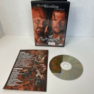 Wwf Judgement Day 2001 (dvd,  2001) Wwe Rare Oop Hhh Stone Cold Undertaker Kane