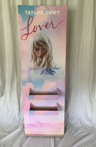 Taylor Swift Rare Lover Album Cd Stand Up Cardboard Display Standee