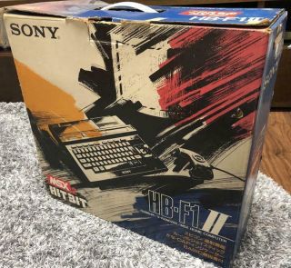 Rare Boxed Msx2 Sony Hb - F1 Ii,  Accessories,  Manuals Japanese Computer