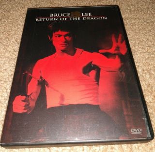 Return Of The Dragon Dvd Bruce Lee/ Chuck Norris 1973 Martial Arts Classic Rare