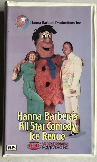 Hanna Barbera All - Star Comedy Ice Revue Rare & Oop Worldvision Clamshell Vhs