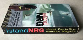 SurfNRG Volume 2 Island NRG 1993 Rare & OOP Surfing Surf Sport Video VHS Tape 2
