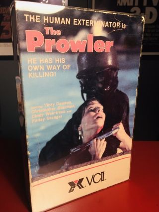 The Prowler - Rare Big Box Vcii Horror Vhs