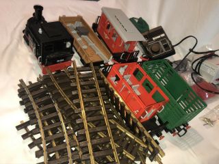 PlayMobil LGB G Scale Steaming Mary Western Motorized Train Set Cars Track Rare 2