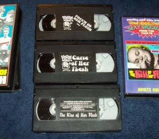 The Kiss of Her Flesh/Curse/Touch (3) VHS SWV horror Something Weird Video RARE 2