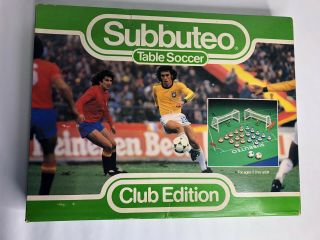 Subbuteo Club Edition Vintage Table Soccer Rare - No Soccer Mat