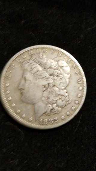 1882 - P Morgan Silver Dollar Collectible Antique Rare Circulated
