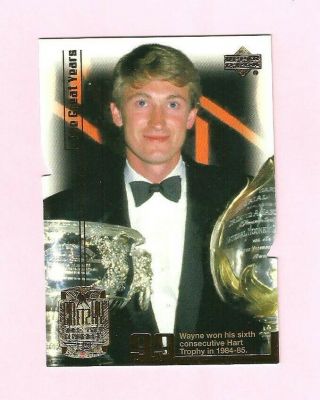 99 - 00 Wayne Gretzky Great Years Living Legend " Gold " Very Rare Only /99 Made