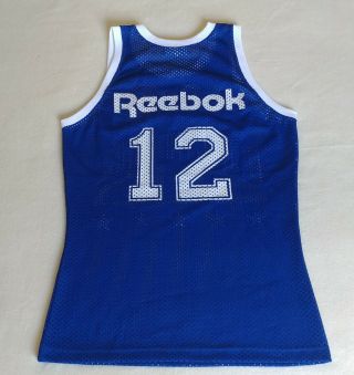 Rare All Star Game Italy 1989/1990 South Reebok 12 Game Worn Jersey Shirt 2