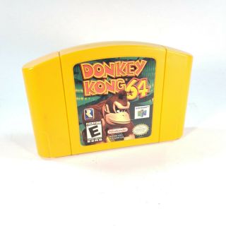 Donkey Kong 64 N64 Nintendo 64 Authentic Loose Cartridge 100