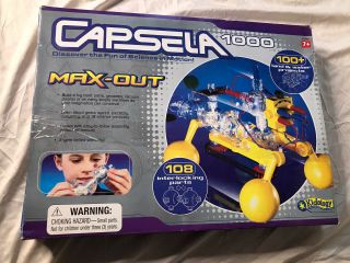 Vintage 1993 Capsela 1000 Motorized Land & Water Toys Max Out Kidology