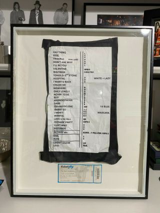 The Replacements / Paul Westerberg Framed Setlist F Comeback Tour 9/19/2014 Rare
