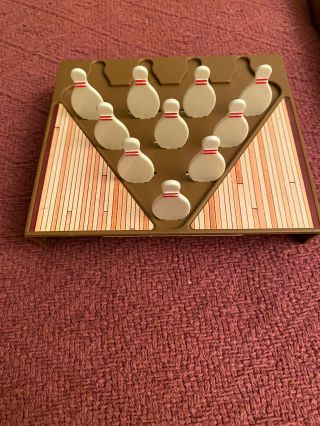 Vintage Tomy STROLLING BOWLING Wind Up Game Toy 7071 1980s Rare Vintage 2