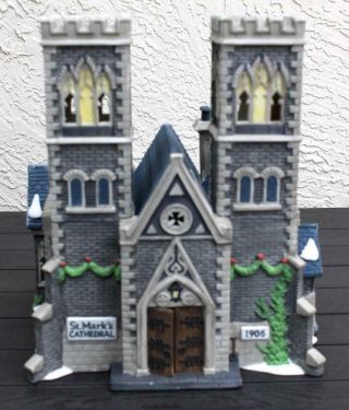Dept 56 Christmas In The City Cathedral Church Of St.  Mark 55492 661/3024 Rare