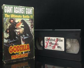 Godzilla Vs.  Megalon Vhs Ultimate Battle 1976 Kaiju Rare Alpha Classics Edition