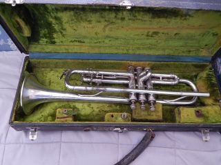 Antique 1920 Frank Holton Revelation Trumpet 100years Old.