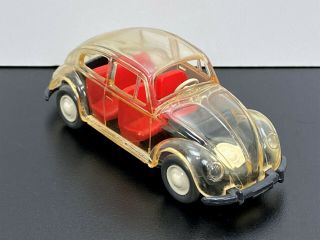 Rare Vintage Wiking Volkswagen Oval Window Vw Beetle Bug Clear Body Promo Car