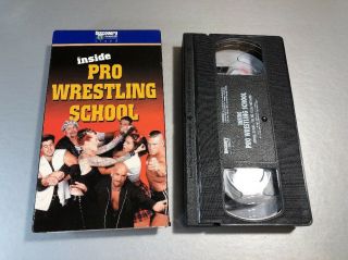 Inside Pro Wrestling School Vhs Discovery Channel 2001 Oop Rare John Cena