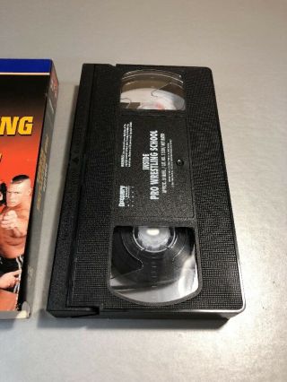 Inside Pro Wrestling School VHS Discovery Channel 2001 OOP Rare John Cena 3