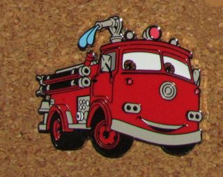 Disney Pin Pixar Cars Land Radiator Springs Red Fire Truck Rare Last One For Now