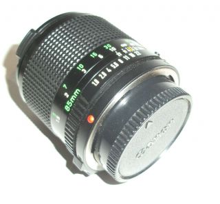 A Canon Fd 85mm F1.  8 - A Minty Example Of This Rare Lens