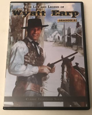 The Life And Legend Of Wyatt Earp - Season 2 Dvd 5 Disc Rare