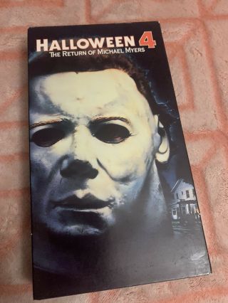 Halloween 4: The Return Of Michael Myers Vhs Rare Horror