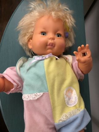 Vintage 1991 Twinkle Thumbelina Girl Baby Doll 16 " Ideal Nursery