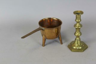 A Rare Early 17th C Bronze Or Bell Metal Posnet Or Brazier In A Small Size