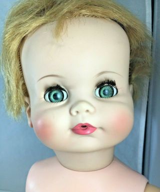 Madame Alexander Timmie Toddler Baby Doll Vintage 1960 23”