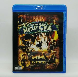 Motley Crue: Carnival Of Sins - Live (2005) Like Blu - Ray Rare Out - Of - Print
