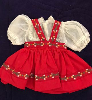 Vintage Skirt And Blouse For 16” Terri Lee Doll