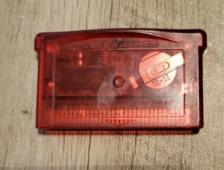 Pokemon Ruby (nintendo Gameboy Advance Gba) Cart Only No Label Authentic Rare