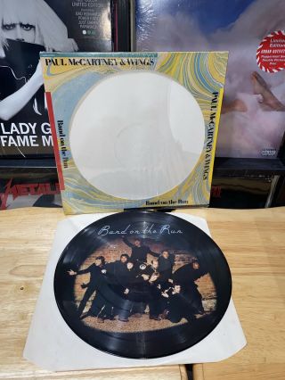 Paul Mccartney & Wings Rare 1978 Picture Disc Lp Vinyl Record Album Seax - 11901