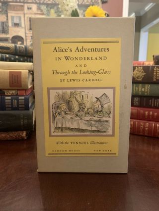 Alice In Wonderland - Through Looking Glass Random House Set 1946 Rare Antique