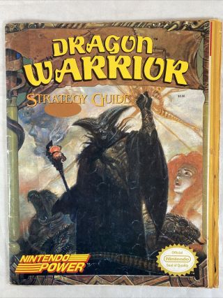1989 Dragon Warrior - Nintendo Power Strategy Guide For Nes Vgc Rare