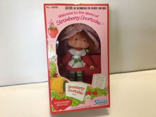 Vintage Strawberry Shortcake Doll With Comb 1980