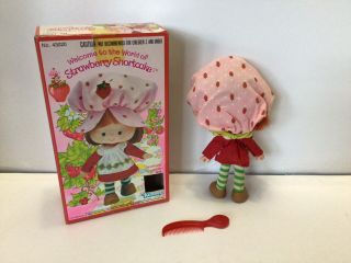 Vintage Strawberry Shortcake Doll With Comb 1980 3