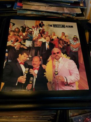 Wwf The Wrestling Album Wwe Record Lp 80s Bfe - 40223 Nm Rare