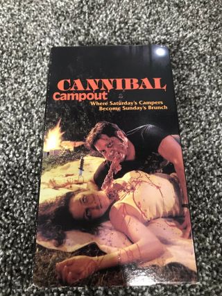 Cannibal Campout Vhs,  Rare Horror